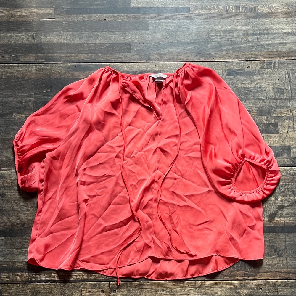 H&M Vibrant Coral Blouse